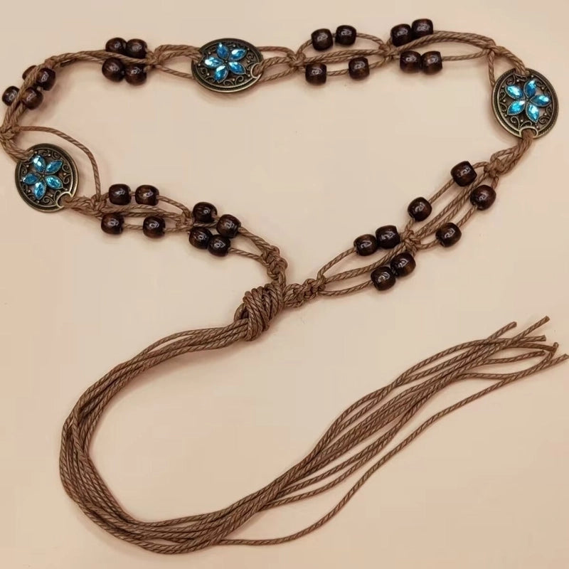 Casual Butterfly Cotton Women’s Woven Belts