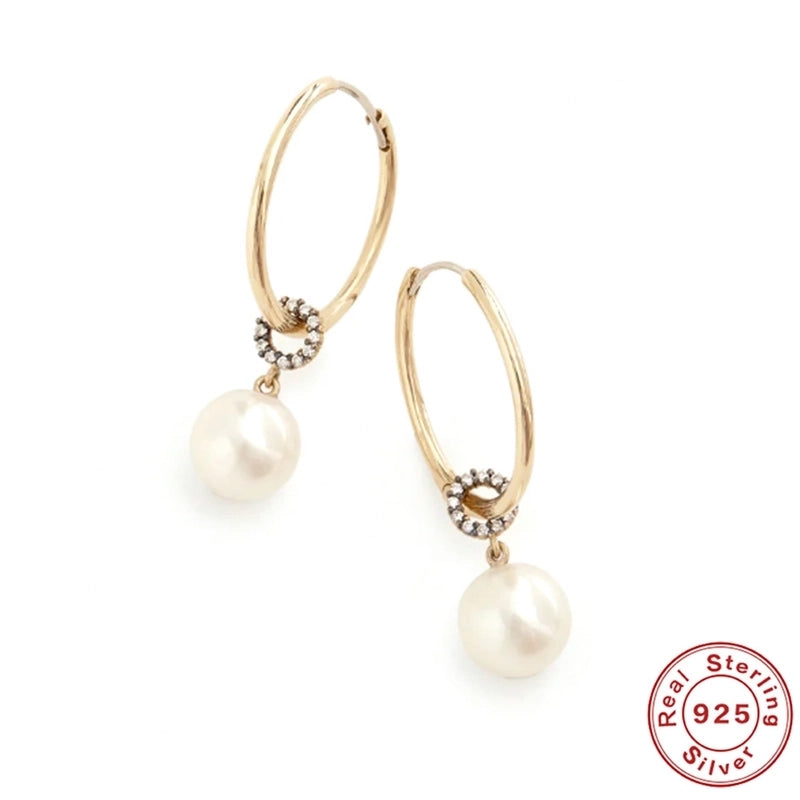 1 Pair 925 Sterling Silver Zircon Square Heart Shape Drop Earrings