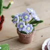 DIY Handmade Twist Stick Craft Small Potted Plants Chenille Stems Craft Pipe Cleaners Gift Decor Set