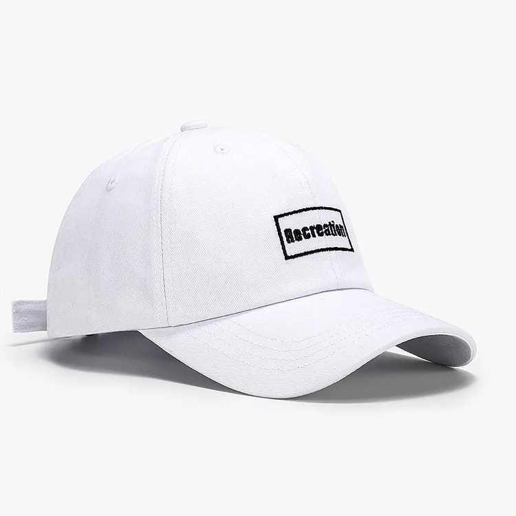 Retro Cap Spring Summer Letter Embroidery Soft Top Baseball Cap Sun Block Face Small Sun Visor