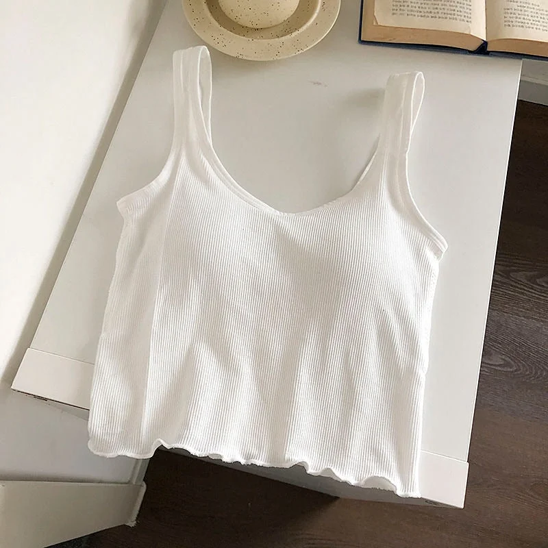 VOTERBO Lingerie Sexy Seamless Bra Push Up Bralette Women's Underwear Sports Crop Top Ruffle Vest Brassiere Cute Girl Bralet