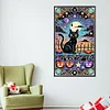 Katze 5d diy volle runde partielle ab bohrer dimond gem&auml;lde wohnkultur 17,72x29,53in