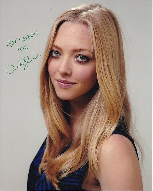 AMANDA SEYFRIED Signed Autographed Photo Poster paintinggraph - To Loren