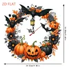 Halloween Kranz - 5d DIY Basteluhr