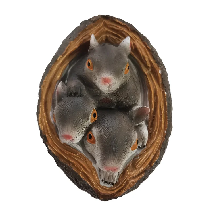 【Ornament】Home Decor Resin Ornaments-Cartoon Squirrel Decoration gbfke