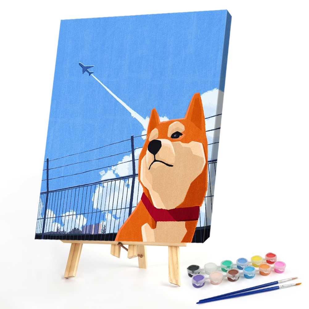

40*50CM - Paint By Numbers - Dog, 501 Original