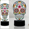 DIY Diamond Painting 7 Color Night Light Lamp Home Decoration Ornament Gift Kit(Skull)