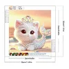 Diamond Painting-DIY Crystal Rhinestone Mermaid Cat