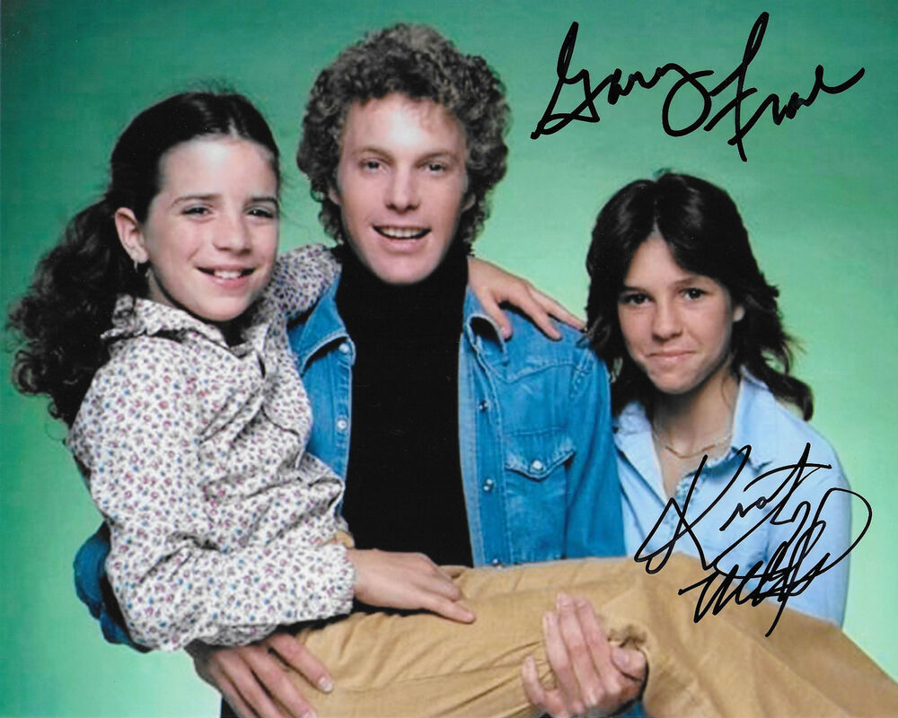 Gary Frank and Kristy McNichol Signed 8x10 Photo Poster painting Family  #G655