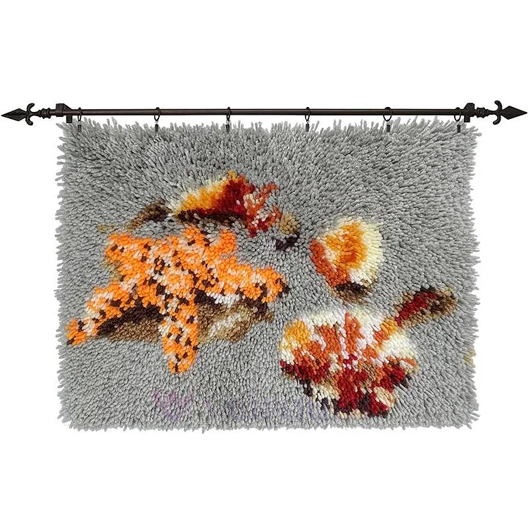Starfish on Beach - Latch Hook Rug Kit veirousa