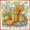 Vitamin C Drink-14CT Stamped Cross Stitch 17*17cm/6.69*6.69in tapestrymarket