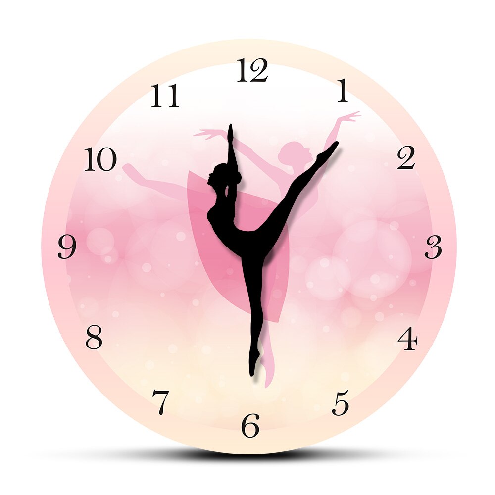 

Ballet Girl - Frameless Acrylic Wall Clock, 501 Original