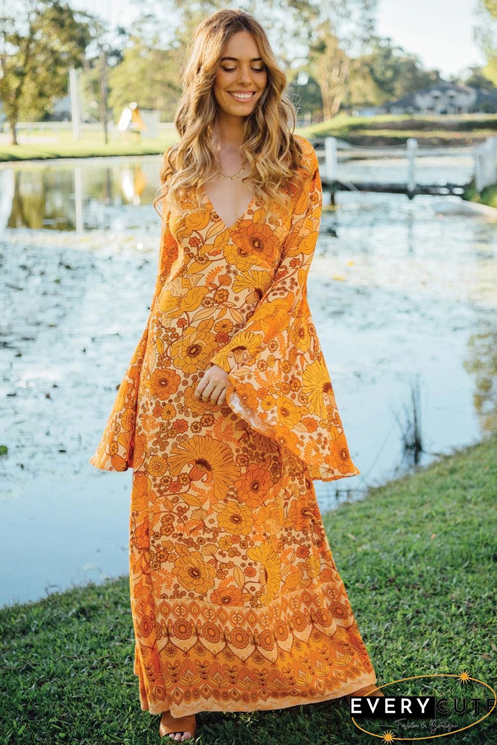 Yellow Majesty Dress