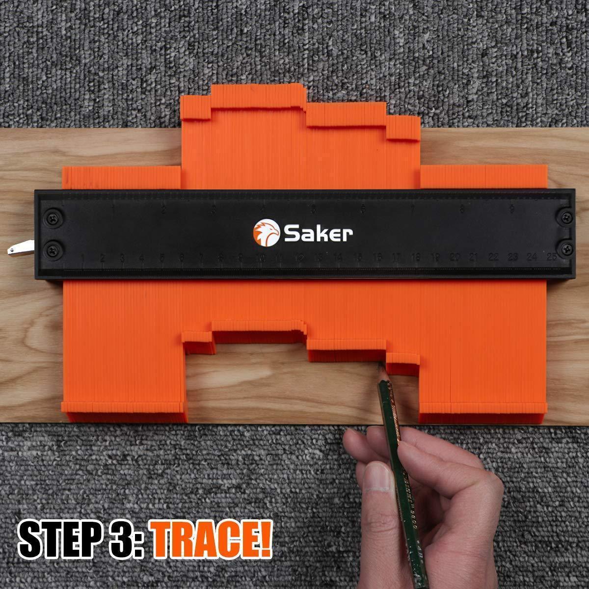 Saker Contour Gauge Profile Tool with Lock