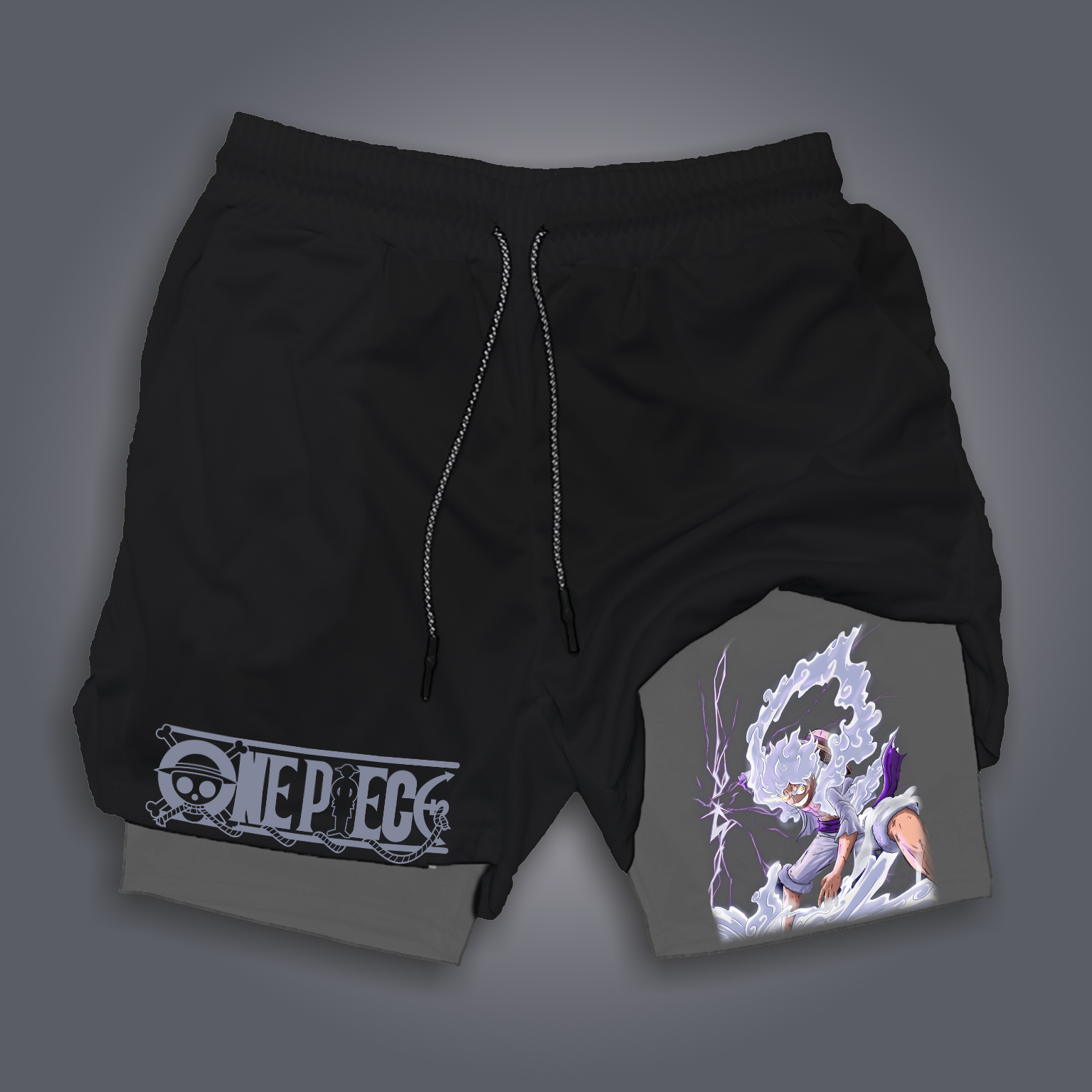  Anime-Inspired Casual Shorts with Unique Graphic Design