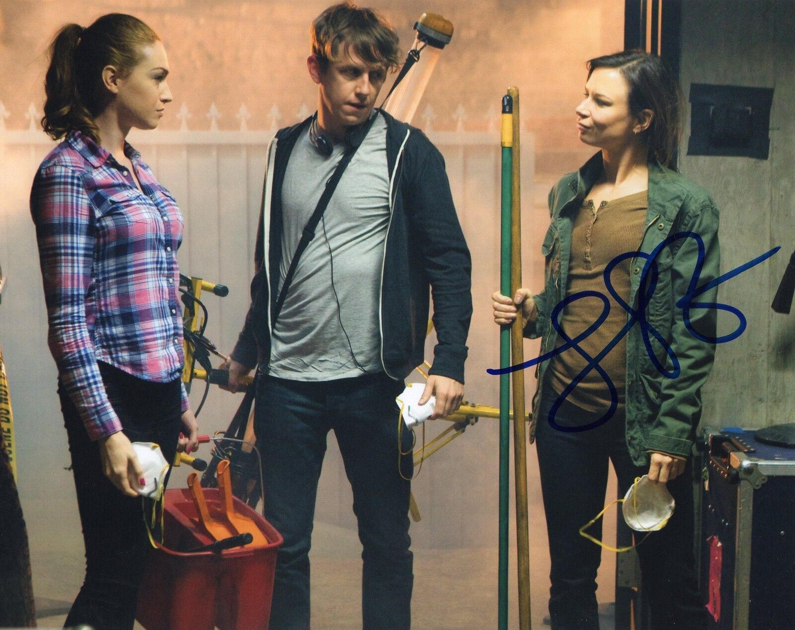 Mary Lynn Rajskub 24:Live Antother Day Chloe O'Brian Signed 8x10 Photo Poster painting w/COA #3