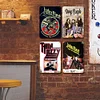 4pcs - Band - Vintage Metal Signs(8*12Inch)