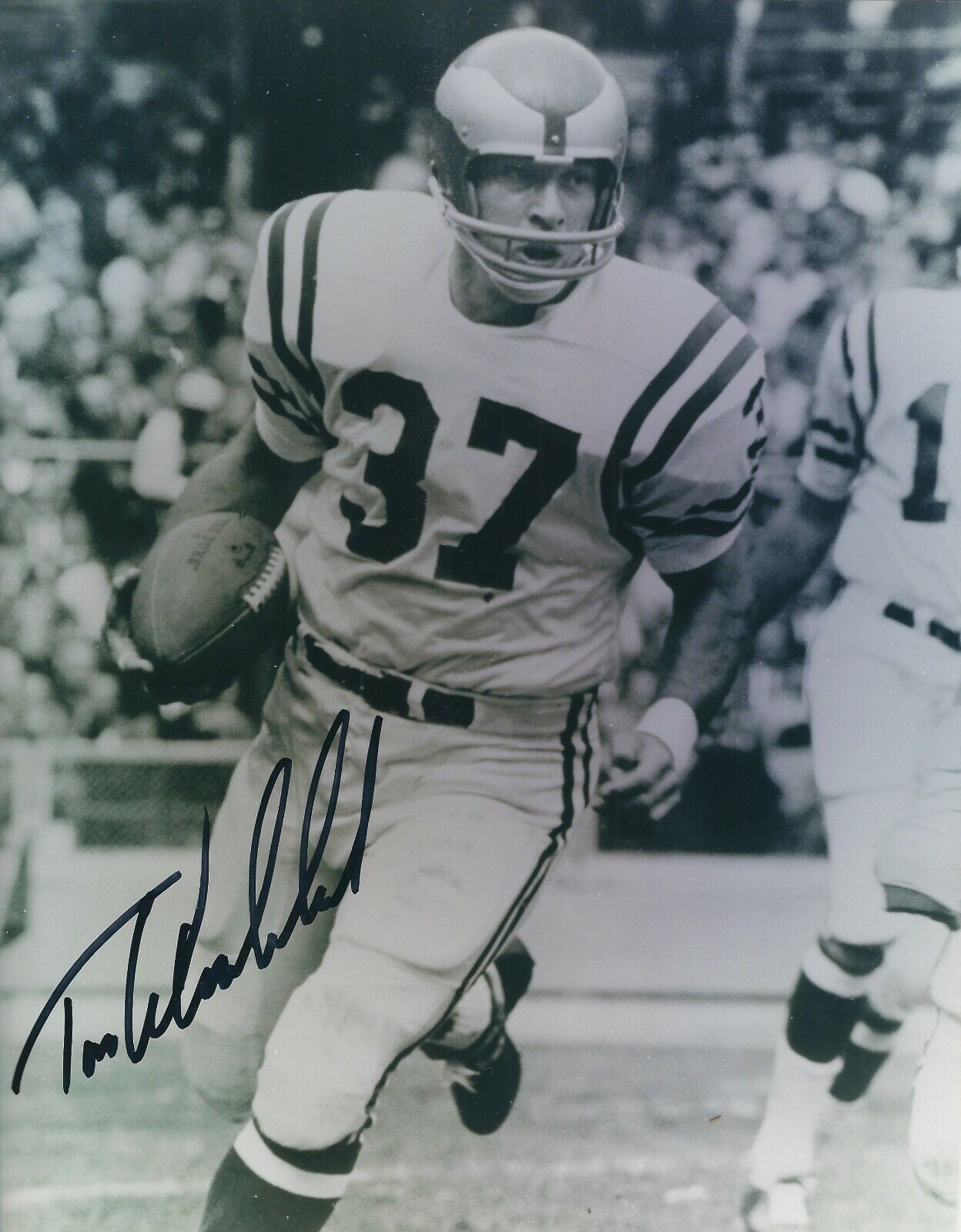 Autographed TOM WOODESHICK Philadelphia Eagles 8x10 Photo Poster painting w/COA