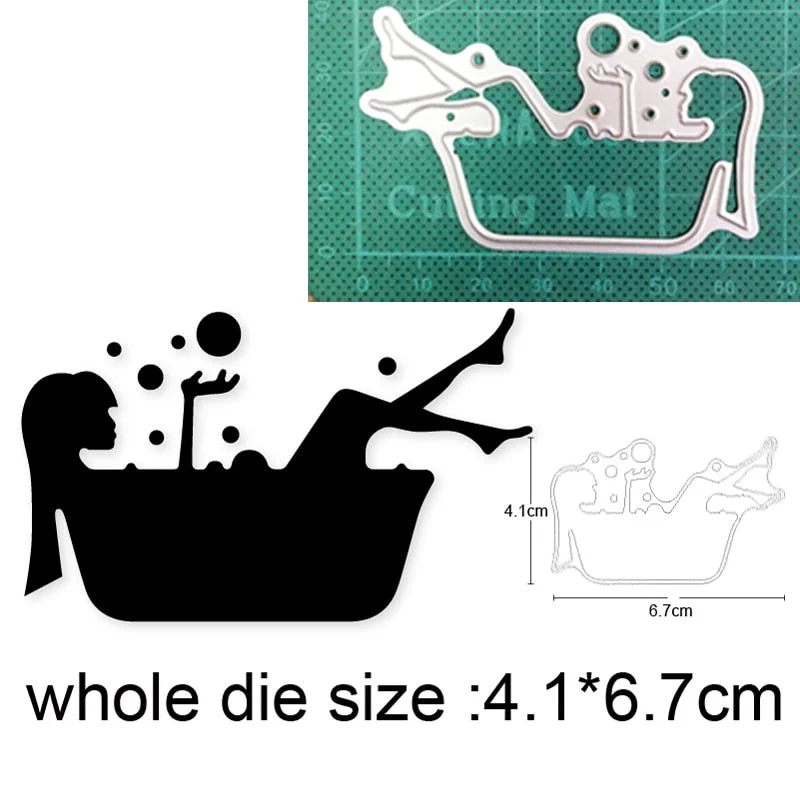 2021 New Craft Dies Africa Woman Metal Cutting Dies Cut Die Mold Decoration Scrapbook Dies Knife Mould Blade Punch Stencils Dies