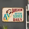 Now Being Served Daily - Metal Tin Signs(8*12Inch/12*16Inch)