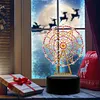 DIY Diamond Painting 7 Color Night Light Lamp Home Decoration Ornament Gift Kit(Ferris wheel)