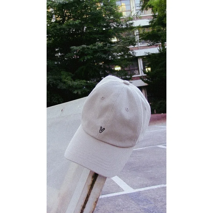 BTS V solo album LAYOVER Ball Cap Beige