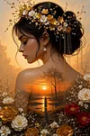 Luxury AB Velvet Diamond Painting Kit - Beauty