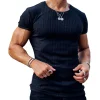 Men's Short-sleeved Solid Color Casual T-shirt by Inlyline