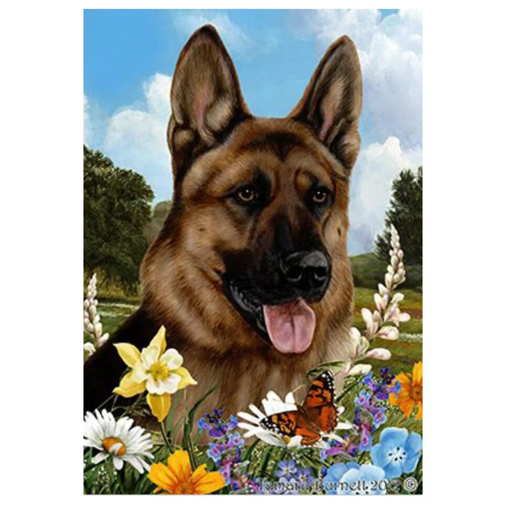 Full Round Diamond Painting German Shepherd (40*30cm)