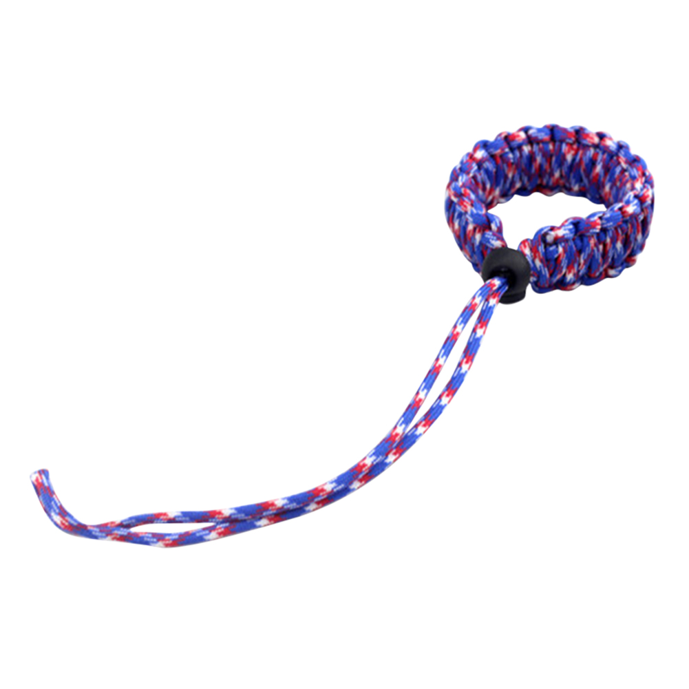 

Adjustable Wrist Lanyard Strap Braid Band for DSLR Cameras (Red Blue White), 501 Original