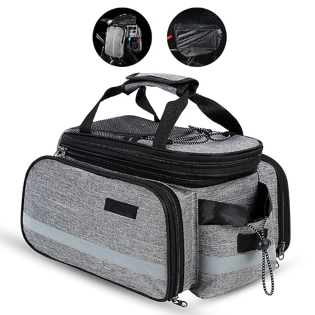 Bike Panniers Bag Bike Rack Bag Large Capacity Waterproof Adjustable
