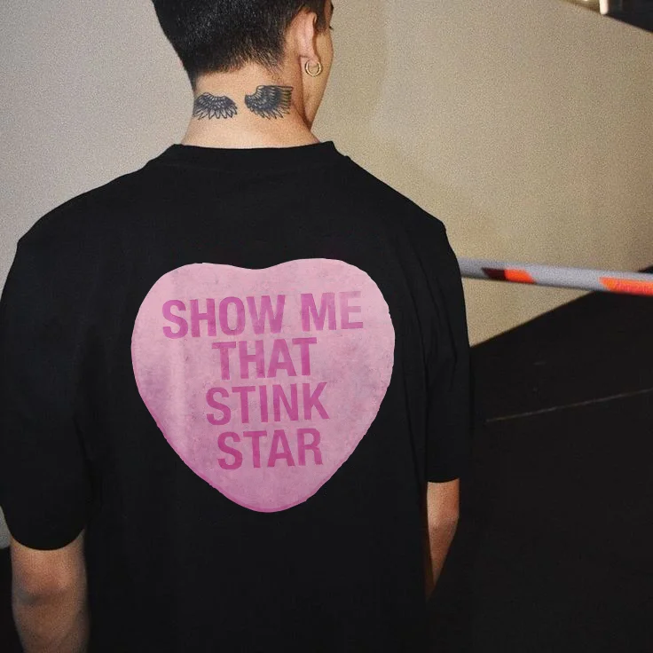 Show Me That Stink Star Print T-shirt