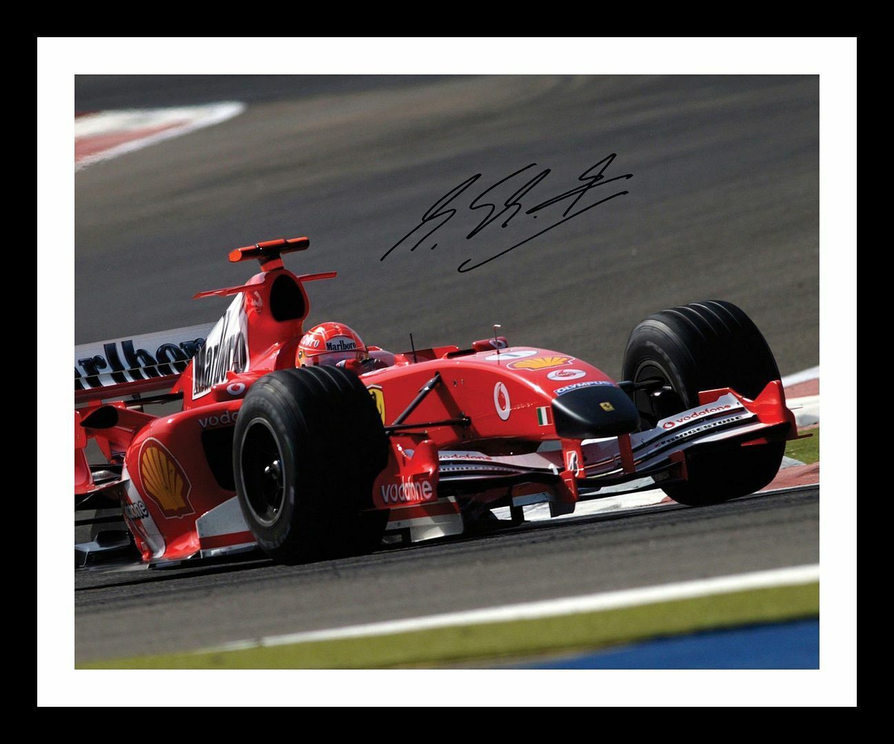 Michael Schumacher Autograph Signed & Framed Photo Poster painting