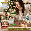 6Pcs DIY Pearl Diamond Painting Christmas Cards, 3D Greeting Card Craft Kits with Resin Pearls, Handmade Holiday Cards for Adults, Christmas Gifts & Decorations