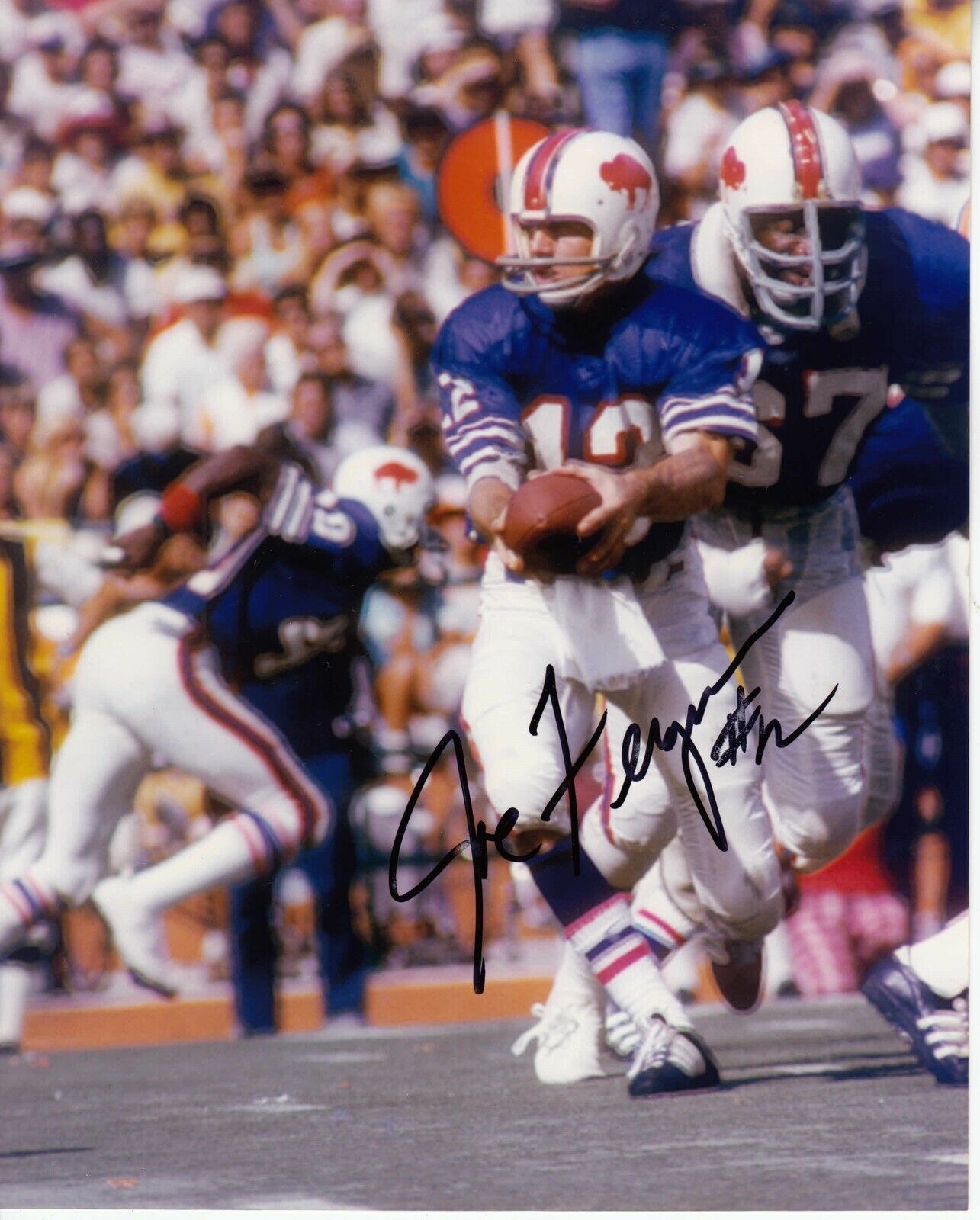 Joe Ferguson #0 8x10 Signed Photo Poster painting w/ COA Buffalo Bills 031019