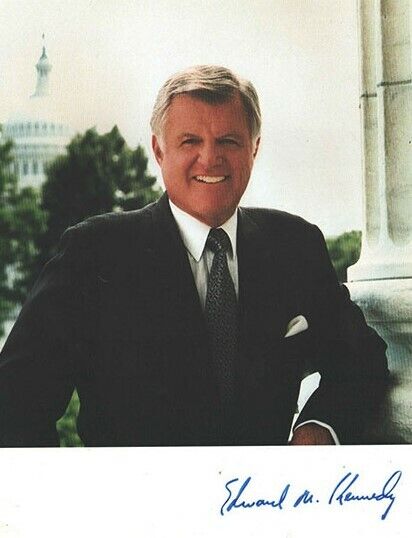 EDWARD 'TEDDY' KENNEDY Signed Photo Poster paintinggraph - former US Politician - preprint