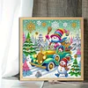 Schneemann 5d DIY Diamond Art Malerei Sets spezielle Form Teilbohrer Kunst 30x30cm