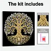 (30x30cm)Tree of Life DIY Pearl Painting Art With Inner Frame Handmade Pearl Material Art Kit Living Room Decor