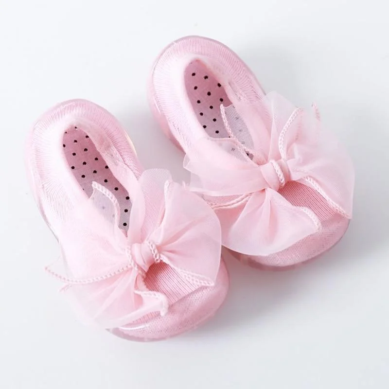 Toddler Baby Girls Sock Shoes Kids Rabbit Soft Sole Rubber Shoes for girl boys Socks Slipper Infant Baby Soft Anti-slip Shoes