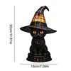 Gothic Witch Hat Night Light Halloween Decorations Colorful Wizard Hat Lamp