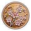 DIY Pearl Painting Art Kit,Round Dust-proof Outer Frame with Tassel Hanging Kit