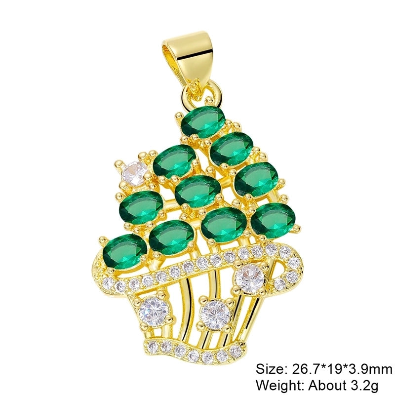 Classic Style Streetwear Cross Devil’s Eye Copper Plating Inlay Zircon 18k Gold Plated Charms