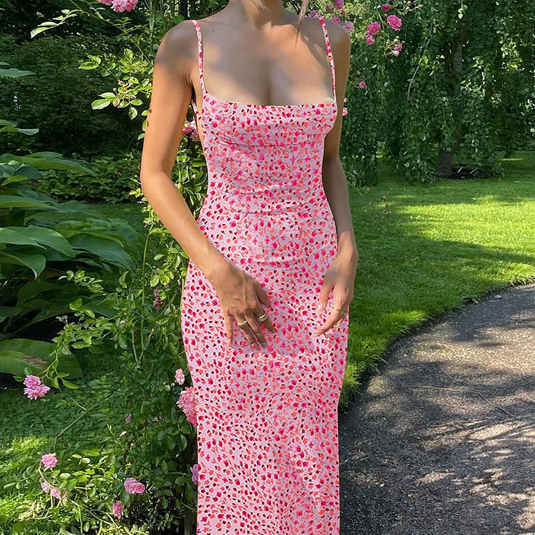 Women's Slim-fit Backless Dress 