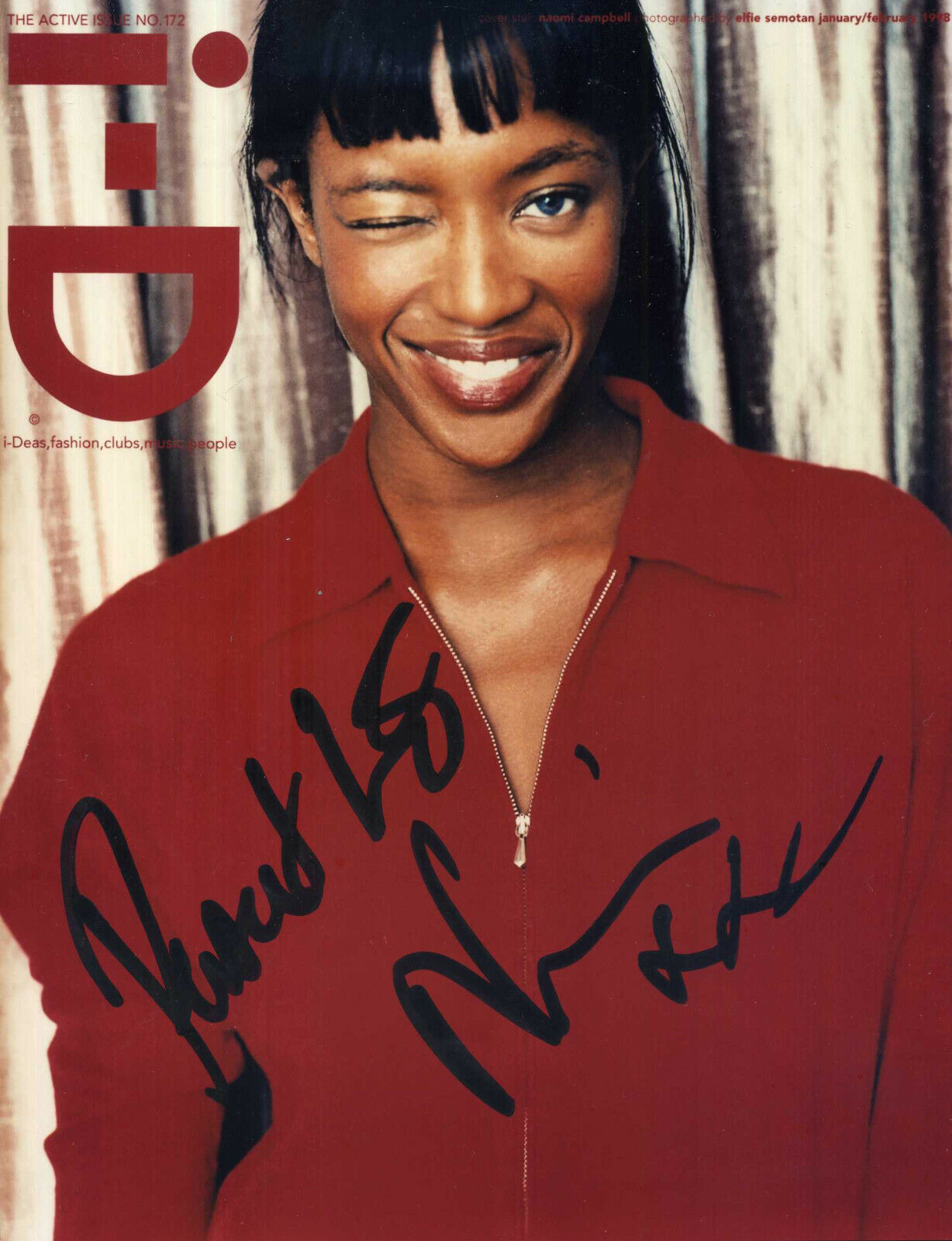 NAOMI CAMPBELL Signed Photo Poster paintinggraph - Film Actress / Model - Preprint