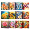 12 Pcs/Set Diamond Painting Christmas Greeting Card