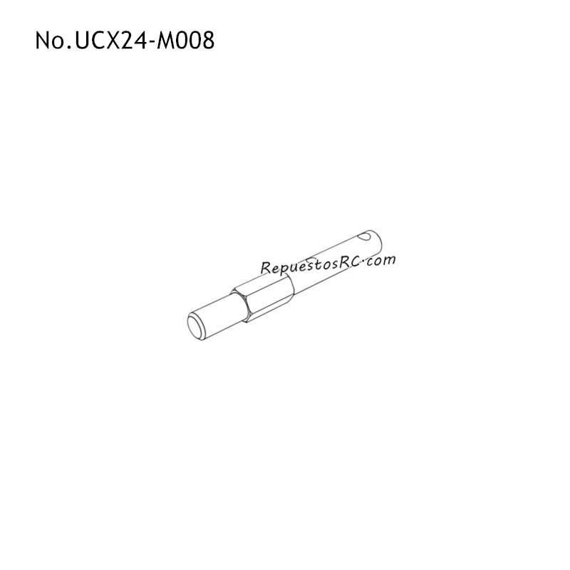 UDIRC UCX2401 Repuestos coches RC Eje de engranaje UCX24-M008
