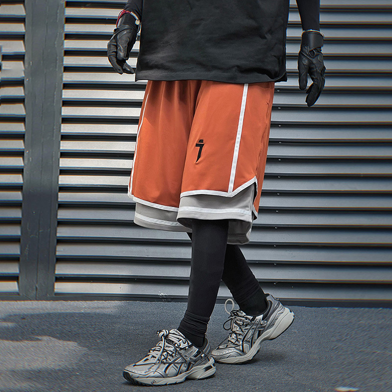 2024 Summer New Cargo Shorts Men's Loose Casual Multi-Pocket Thin Japanese Trendy Brand Medium Pants / TECHWEAR CLUB / Techwear