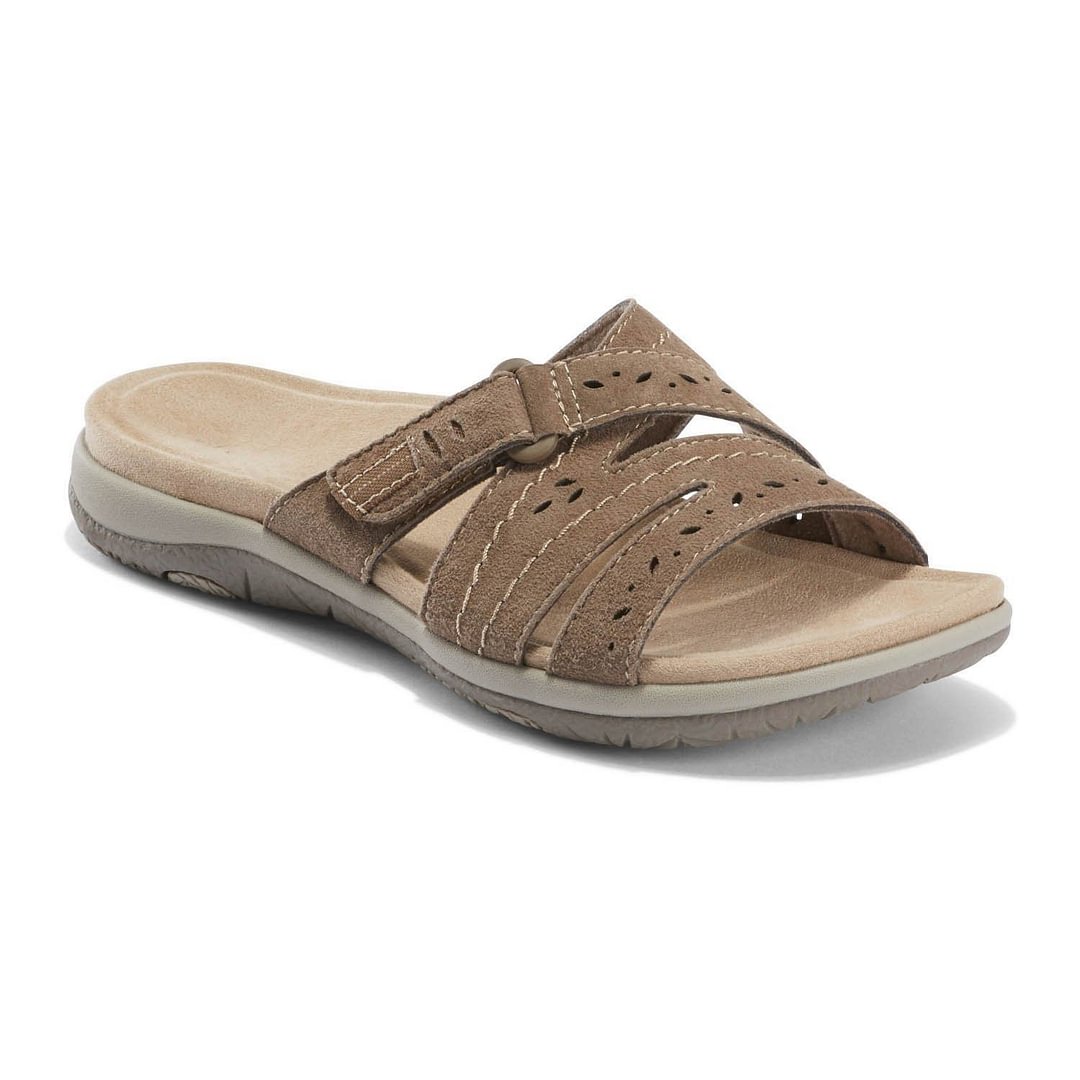clarks collection leather soft footbed orthopedic arch support sandals