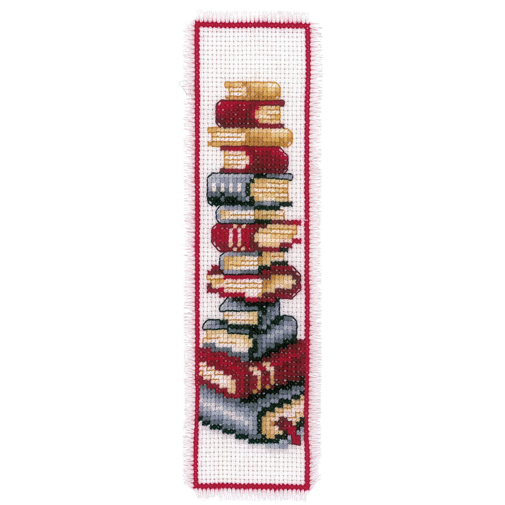 Cross Stitch Bookmark Cotton Thread 14CT Counted DIY Literature Art XJL012
