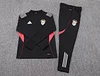 2025/2026 Benfica Half-Pull Training Suit Black Jersey Set